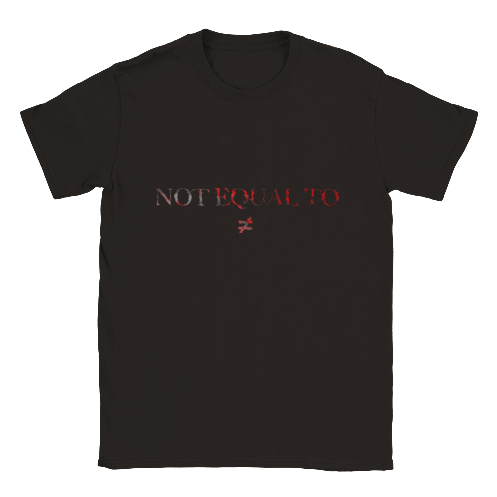 not equal to "RIPPED RECORD" Unisex Crewneck T-shirt